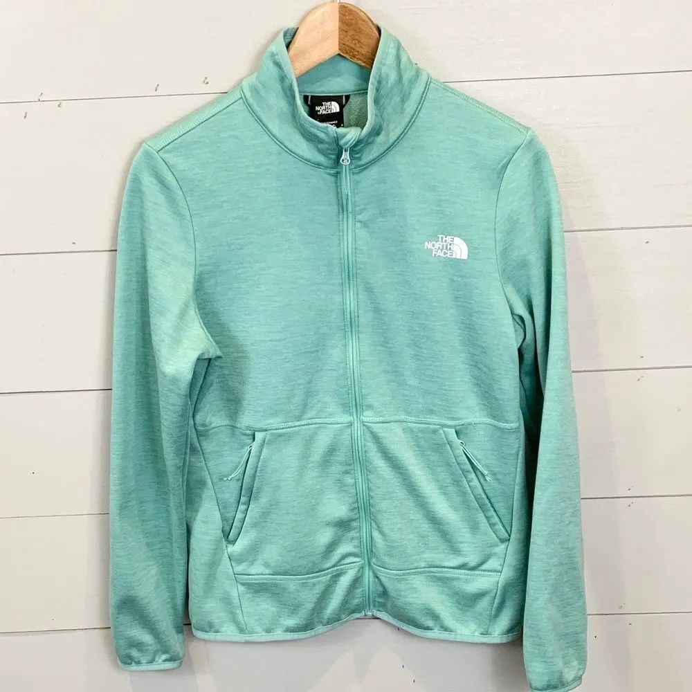 The North Face Teal Zip-Up Jacket womans size small